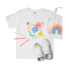 Carioci permanente pentru textile Fabric Doodlers - Set de 12 - Ooly