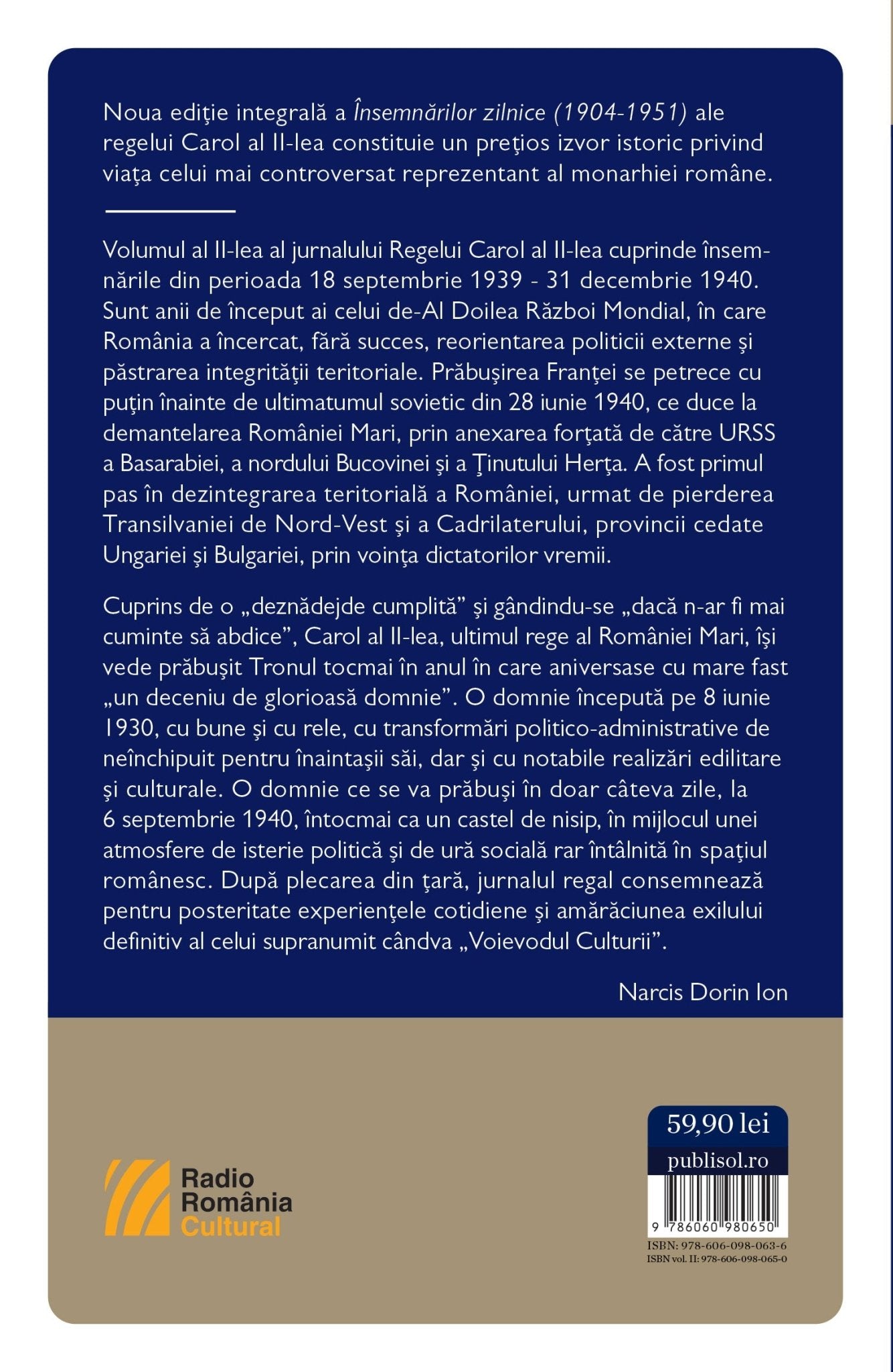 Carol al II-lea: Intre pasiune si datorie. Insemnari zilnice VOL. II 1934-1940 - Ed. digitala - PDF - Publisol.ro