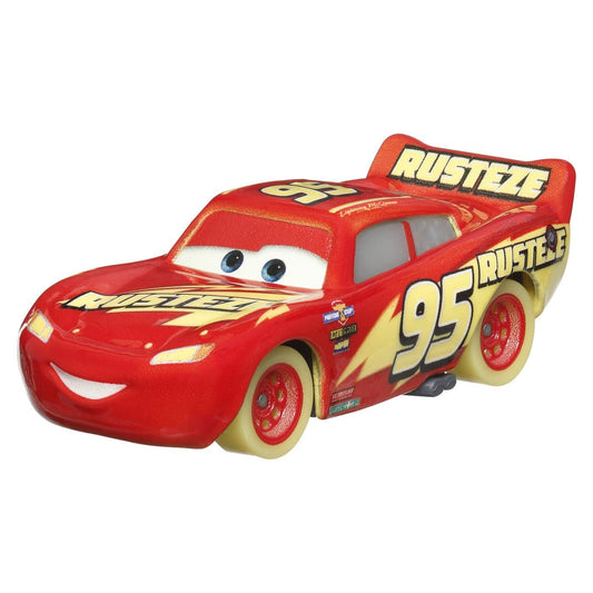 Cars glow racers masinuta metalica fulger mcqueen 1:55, Mattel - Publisol.ro