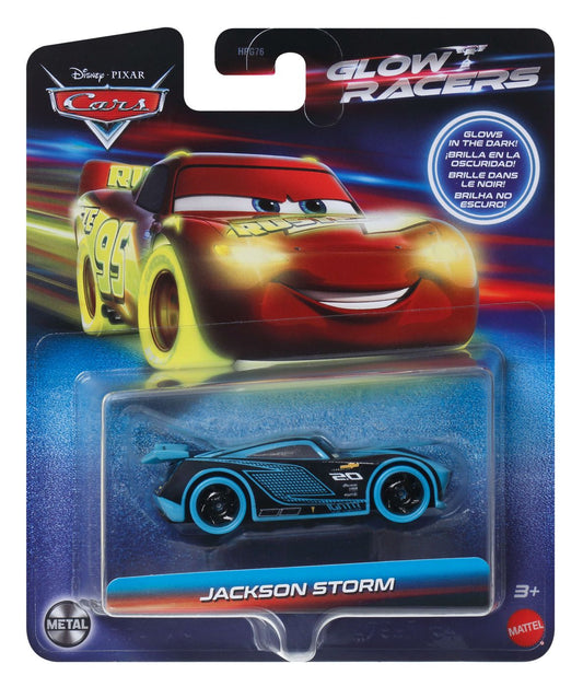 Cars glow racers masinuta metalica jackson storm 1:55, Mattel - Publisol.ro