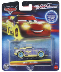 Cars glow racers masinuta metalica will rusch 1:55, Mattel - Publisol.ro