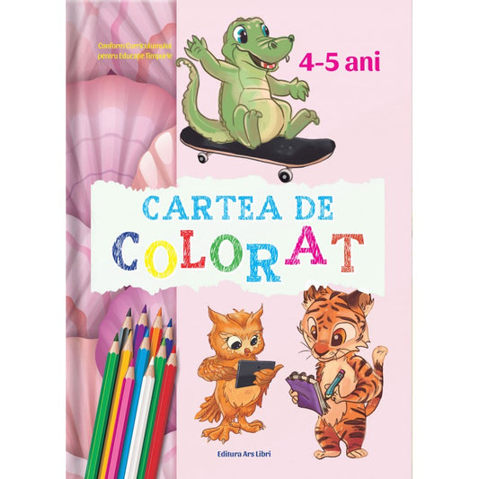 Cartea de colorat 4-5 ani, de Colectiv Ars Libri