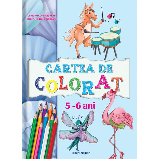 Cartea de colorat 5-6 ani, de Colectiv Ars Libri
