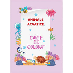 Animale acvatice - carte de colorat, de Colectiv Ars Libri
