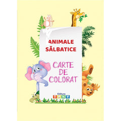 Animale salbatice - carte de colorat, de Colectiv Ars Libri