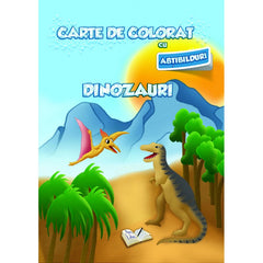 Carte de colorat cu abtibilduri. Dinozauri, de Colectiv Ars Libri