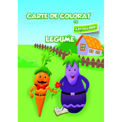 Carte de colorat cu abtibilduri. Legume, de Colectiv Ars Libri