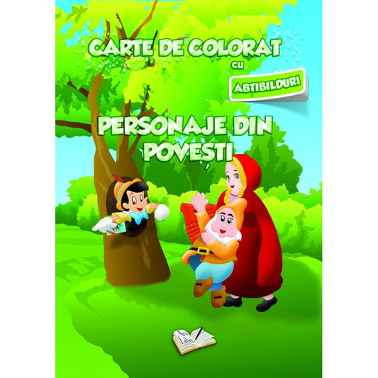 Carte de colorat cu abtibilduri. Personaje din povesti, de Colectiv Ars Libri