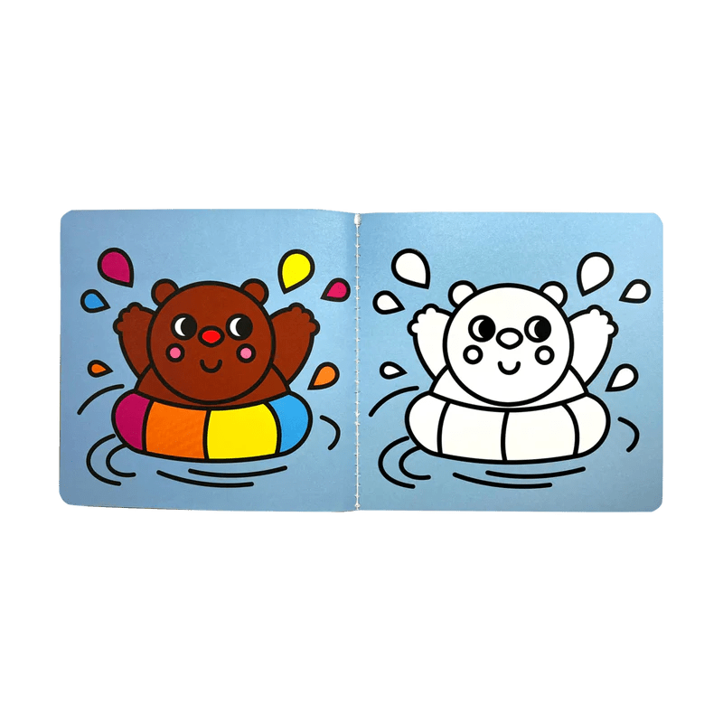 Carte de colorat cu contur reliefat - Our Vacation - Ooly - Publisol.ro