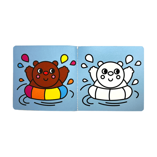 Carte de colorat cu contur reliefat - Our Vacation - Ooly - Publisol.ro