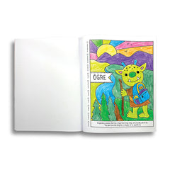 Carte de colorat pe numere - Prieteni mitologici - Ooly