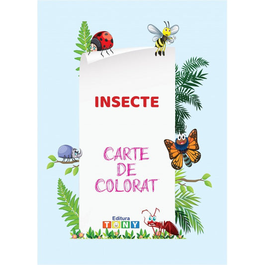Insecte - carte de colorat, de Colectiv Ars Libri