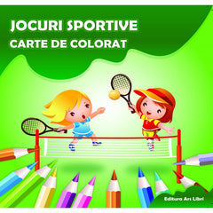 Carte de colorat cu abtibilduri. Jocuri sportive, de Colectiv Ars Libri