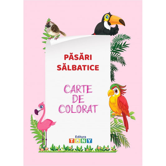 Pasari salbatice - carte de colorat, de Colectiv Ars Libri