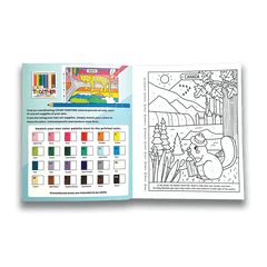 Carte de colorat pe numere - Lumea minunata - Ooly - Publisol.ro