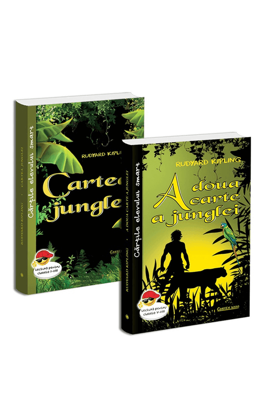 Pachet 2 carti: Cartea junglei, de Rudyard Kipling