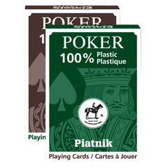 Carti de joc Poker, 100% plastic - Piatnik, Piatnik - Publisol.ro