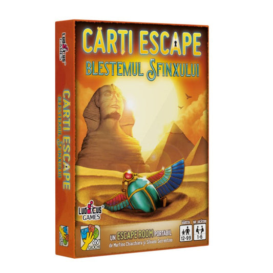 Carti Escape - Blestemul Sfinxului, dV GIOCHI - Publisol.ro