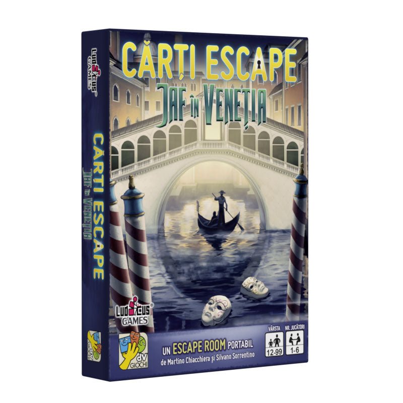 Carti Escape - Jaf în Venetia, dV GIOCHI - Publisol.ro