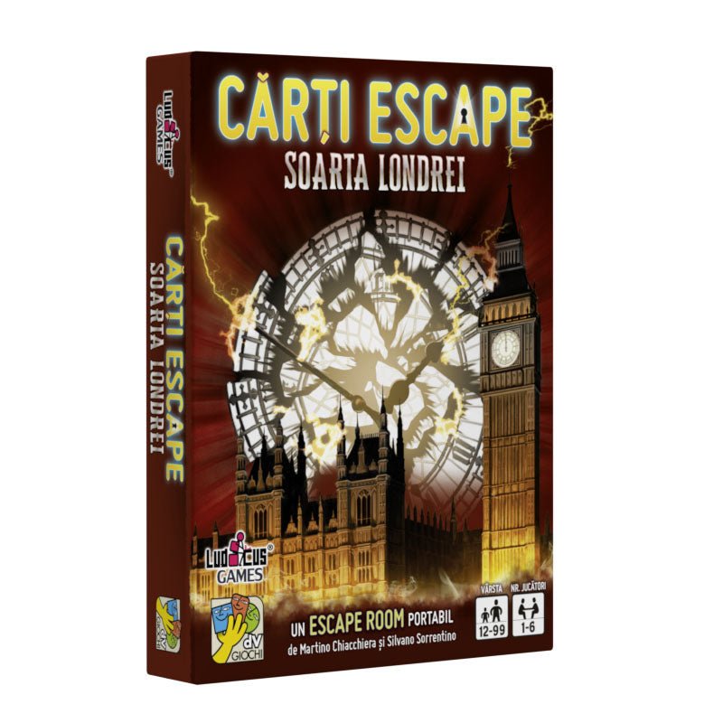 Carti Escape - Soarta Londrei, dV GIOCHI - Publisol.ro