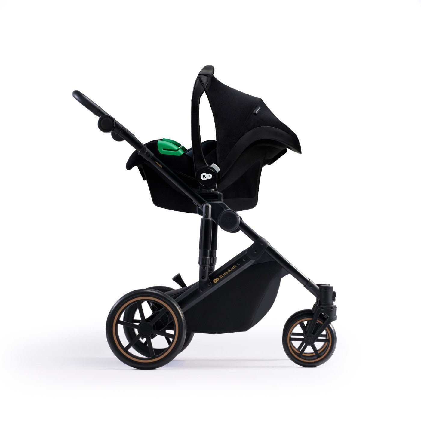 Carucior 3 in 1 Kinderkraft prime 2 3in1 mink pro green - Publisol.ro