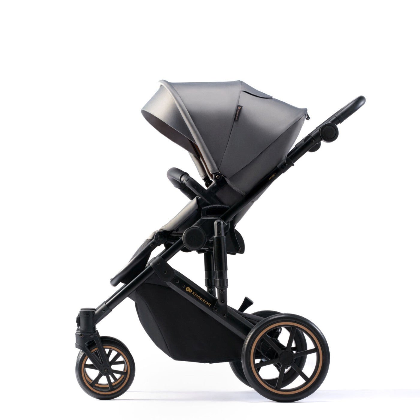 Carucior 3 in 1 Kinderkraft prime 2 3in1 mink pro grey - Publisol.ro