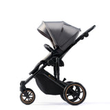 Carucior 3 in 1 Kinderkraft prime 2 3in1 mink pro grey - Publisol.ro