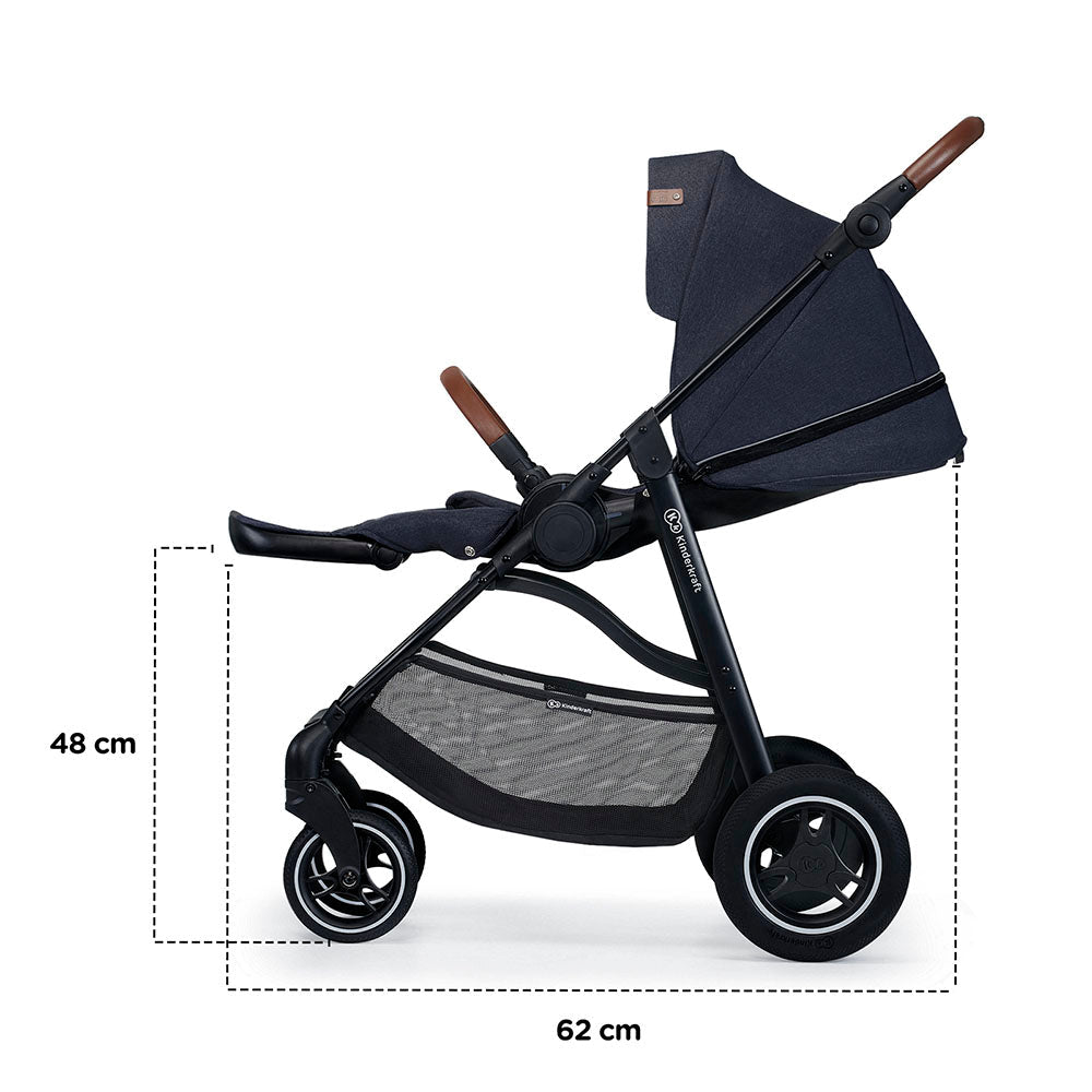 Carucior Kinderkraft all road, imperial blue - Publisol.ro