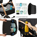 Carucior Kinderkraft esme, 3 in 1, moonlight grey - Publisol.ro