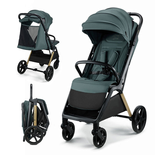 Carucior sport Kinderkraft loom, 0 - 22 kg, jade green - Publisol.ro