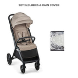 Carucior sport Kinderkraft loom, 0 - 22 kg, linen beige - Publisol.ro