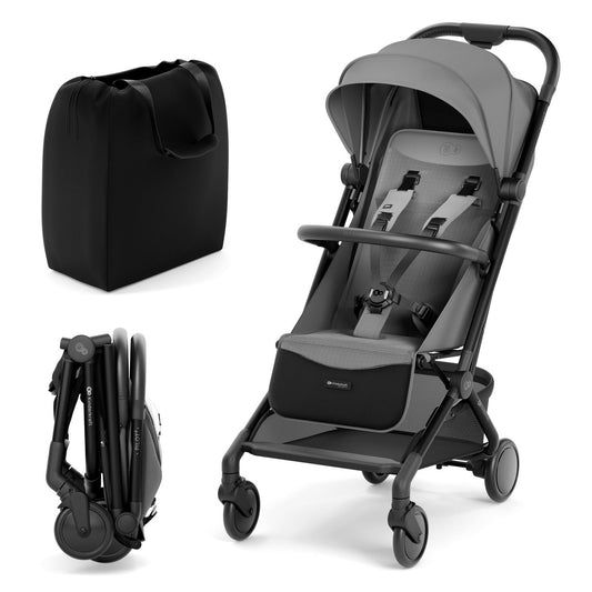 Carucior sport Kinderkraft pilot 2, 0 - 22 kg, platinum grey - Publisol.ro
