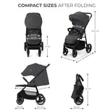 Carucior sport Kinderkraft trig3 granite grey - Publisol.ro