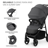 Carucior sport Kinderkraft trig3 granite grey - Publisol.ro
