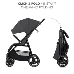 Carucior sport Kinderkraft trig3 granite grey - Publisol.ro