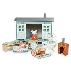 Casa de joaca a soriceilor, din lemn premium - Secret Meadfow Shepherds Hut - Tender Leaf Toys - Publisol.ro
