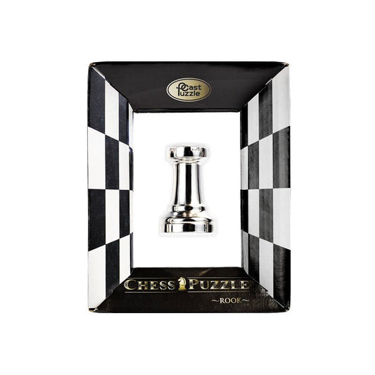 Cast Chess Rook - silver - , Eureka! - Publisol.ro