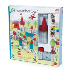 Castel regesc, din lemn premum - Royal Castle - 100 piese - Tender Leaf Toys - Publisol.ro
