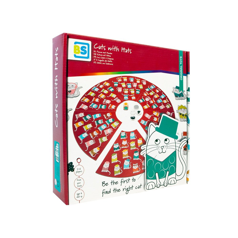 Cats with Hats, joc de concentrare si rapiditate, BS Toys - Publisol.ro