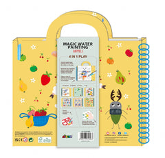 Cea mai mare Carte de pictat cu apa, sabloane, stampile si jocuri, portabila - Animale - Avenir - Publisol.ro