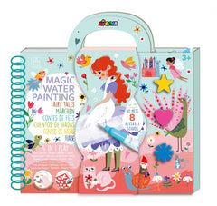 Cea mai mare Carte de pictat cu apa, sabloane, stampile si jocuri, portabila - Basme - Avenir - Publisol.ro