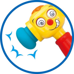 Ciocan interactiv si educativ cu lumini si sunete, Jucarii Bebe - Publisol.ro