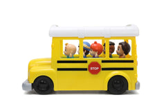 Cocomelon autobuzul scolar rc cu sunete si lumini scara 1:18, Simba - Publisol.ro
