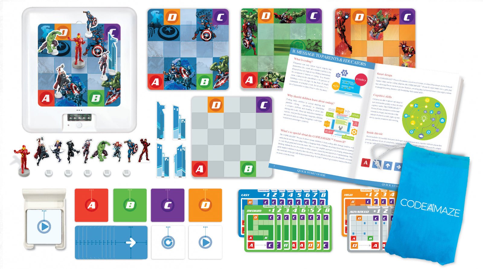 Code A Maze Avengers - joc educativ de programare - Imagine Station - Publisol.ro