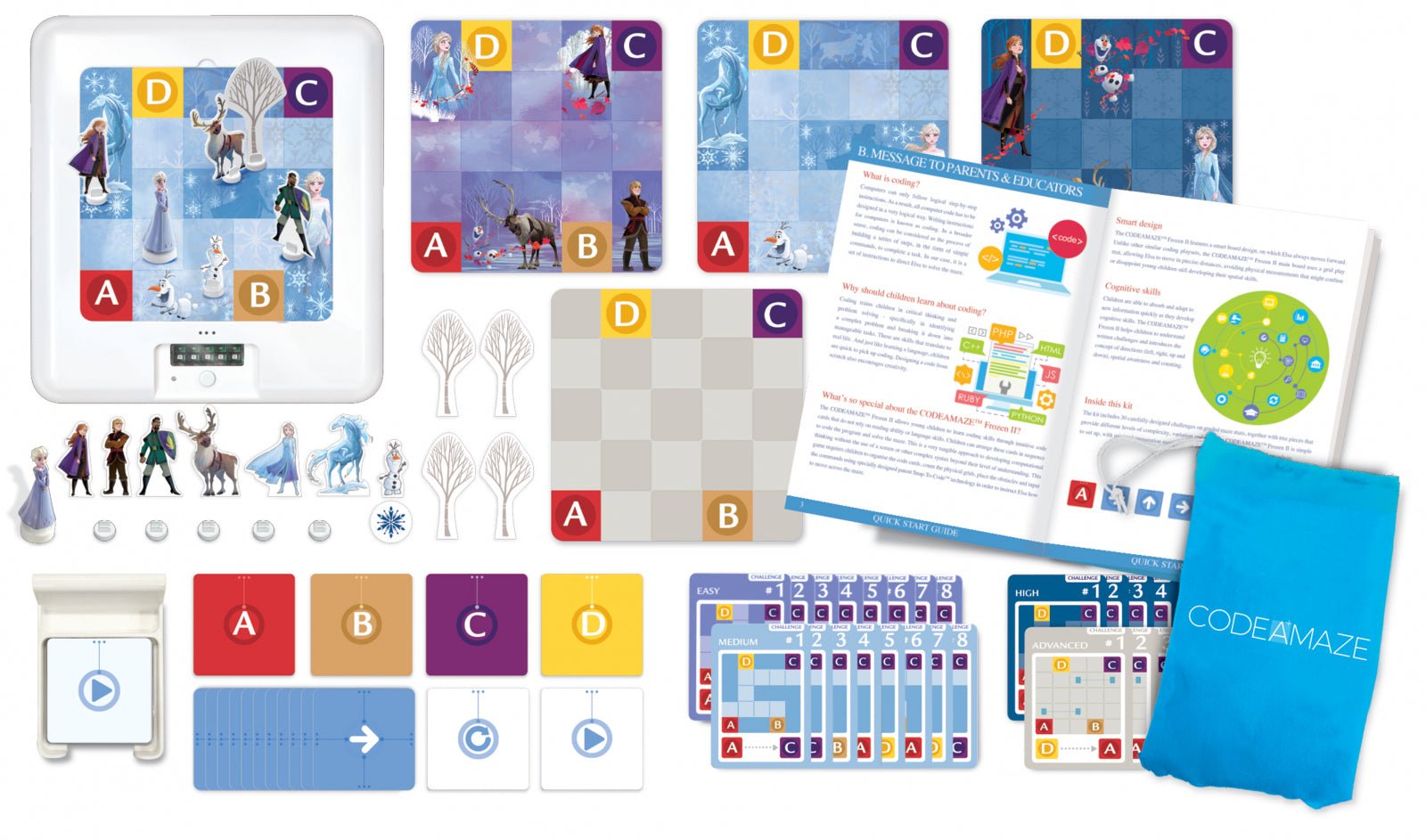 Code A Maze Frozen II - joc educativ de programare - Imagine Station - Publisol.ro