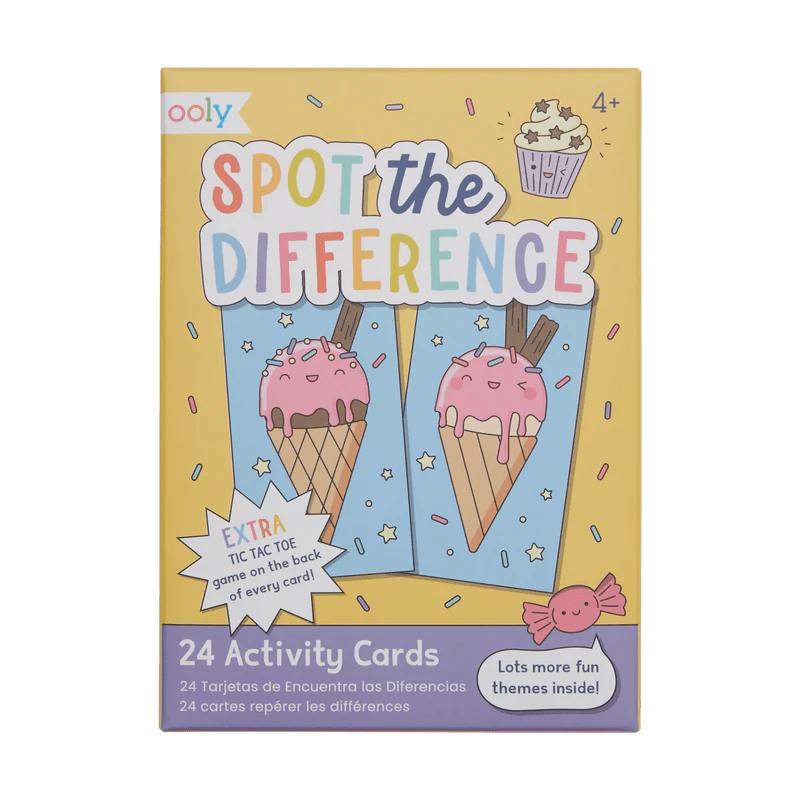 Colectie 24 de carduri cu jocuri si activitati - Observa Diferenta - Ooly - Publisol.ro