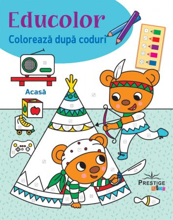 Coloreaza dupa Coduri: Acasa, de Prestige - Publisol.ro