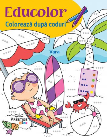 Coloreaza dupa Coduri: Vara, de Prestige - Publisol.ro