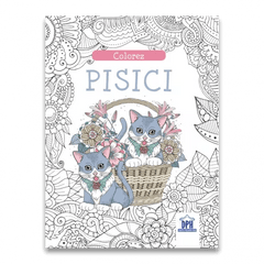 Colorez pisici - Carte de colorat - Publisol.ro