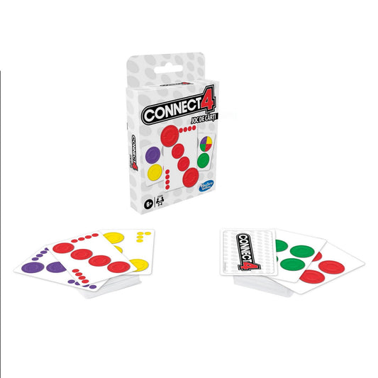 Connect4 clasic jocul cu carti in limba romana, Hasbro - Publisol.ro
